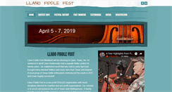 Desktop Screenshot of llanofiddlefest.com